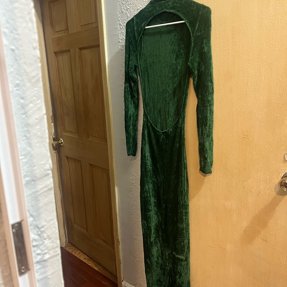 Ronny Kobo Collection Forest Green Knit Top